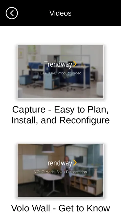 Trendway AR Office Builder Screenshots
