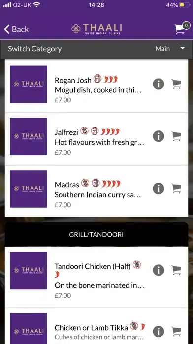 Capturas de pantalla de Thaali Indian Restaurant