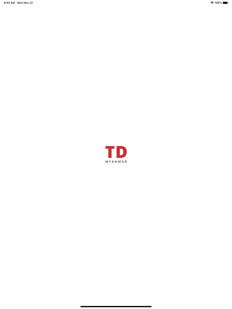 TD Myanmar iPad  سکرین شاٹس