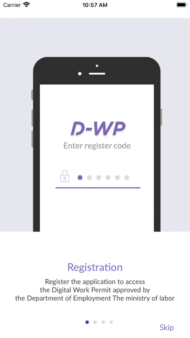 Thailand Digital Work Permit Screenshots