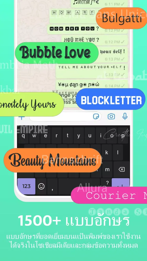 Tangkapan layar Thai Keyboard
