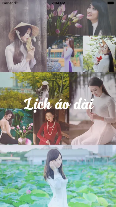 Capturas de pantalla de Lịch Áo Dài 2016