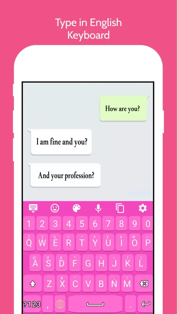 Tangkapan layar Thai Keyboard -Thai Keypad