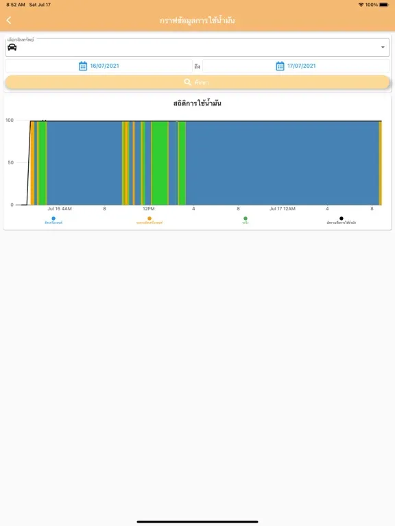 Zrzuty ekranu Thai GPS Tracker iPad 