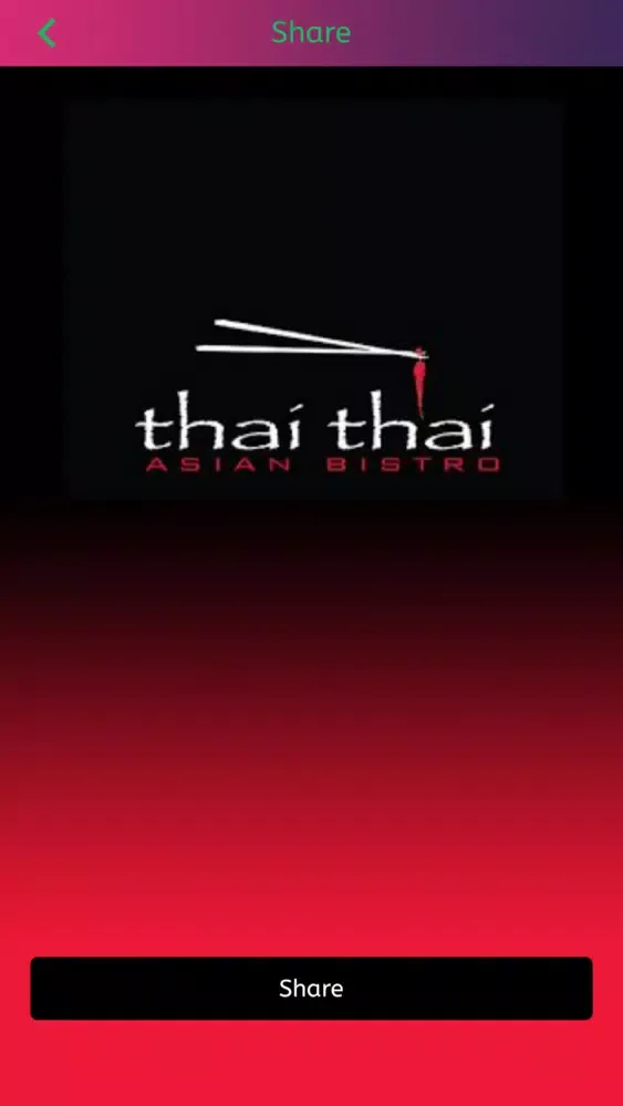 Capturas de tela do Thai Thai Asian Bistro