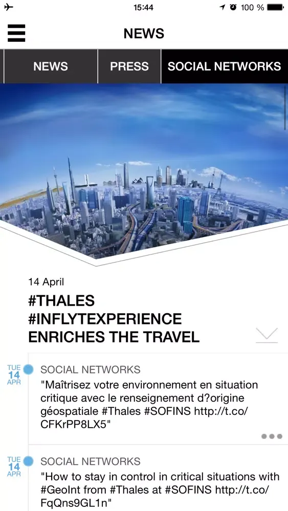 Zrzuty ekranu Thales