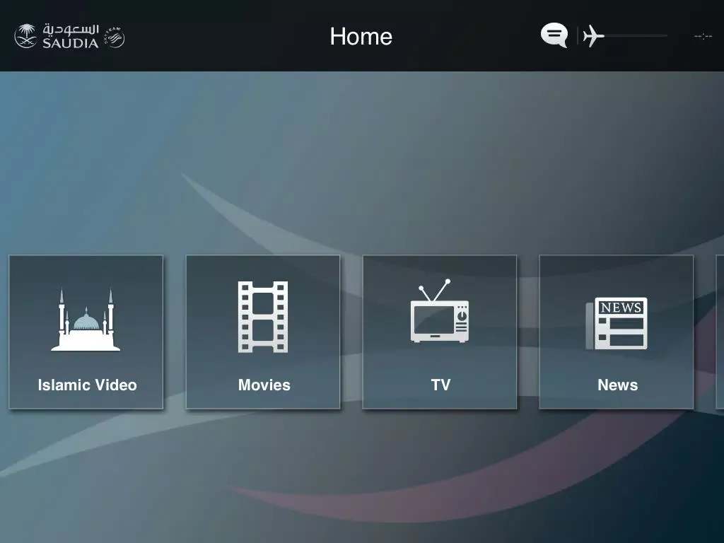Zrzuty ekranu Saudia Entertainment iPad 