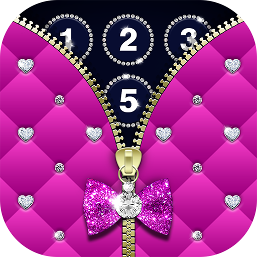 Diamond Zipper Lock Screen Diamond Zipper Lock Screen