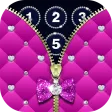 Diamond Zipper Lock Screen
