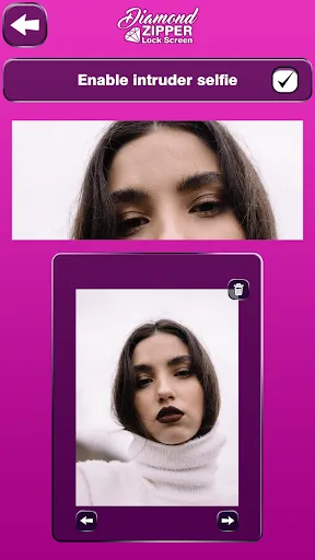 Diamond Zipper Lock Screen Screenshots