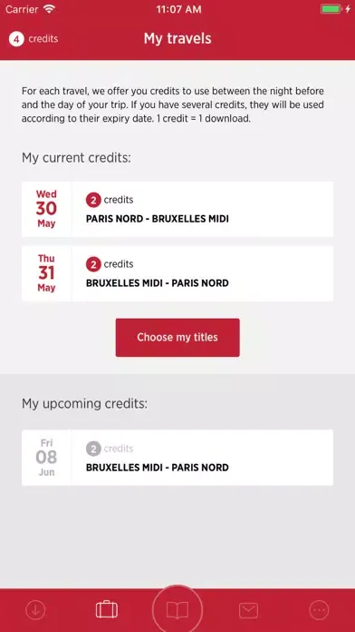 Capturas de pantalla de e-PRESS&MORE by Thalys