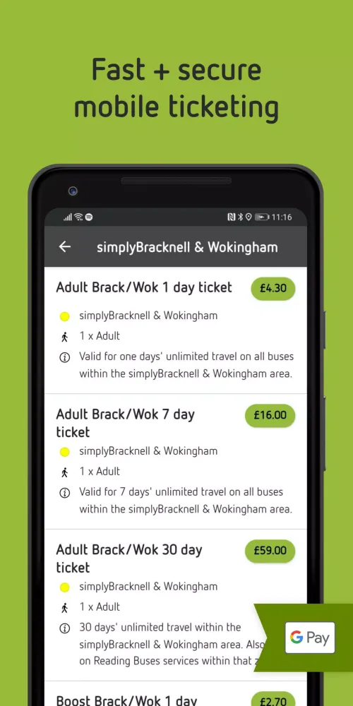 Captures d'écran de Thames Valley Buses