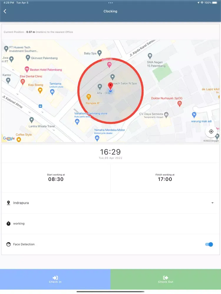 HRIS Thamrin Group iPad  Screenshots
