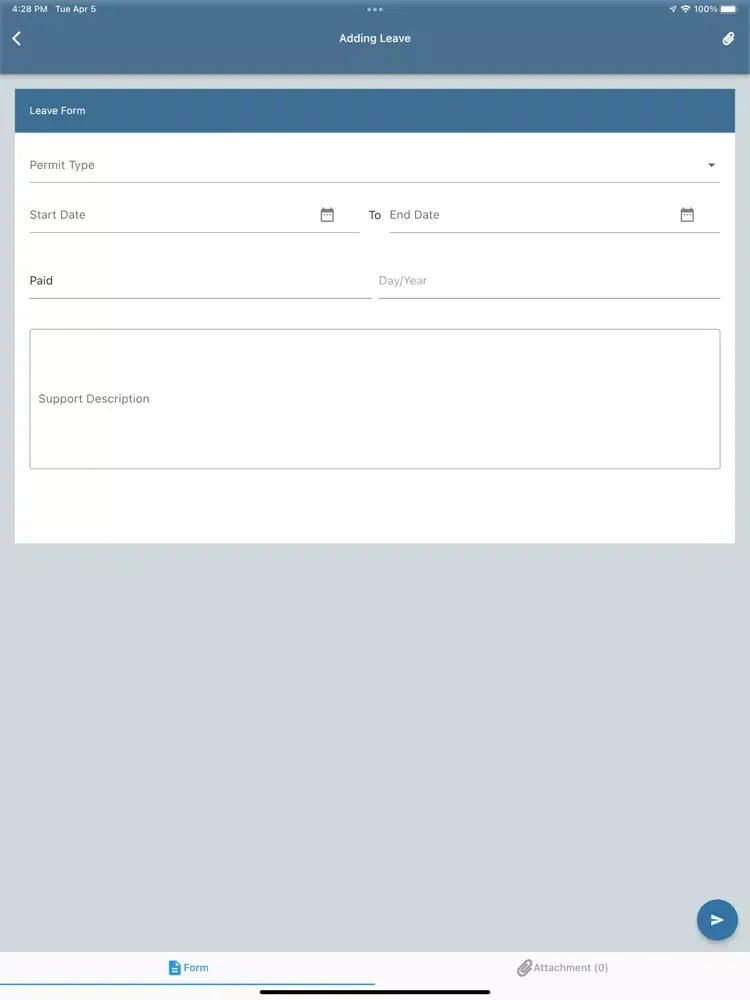 HRIS Thamrin Group iPad  Screenshots