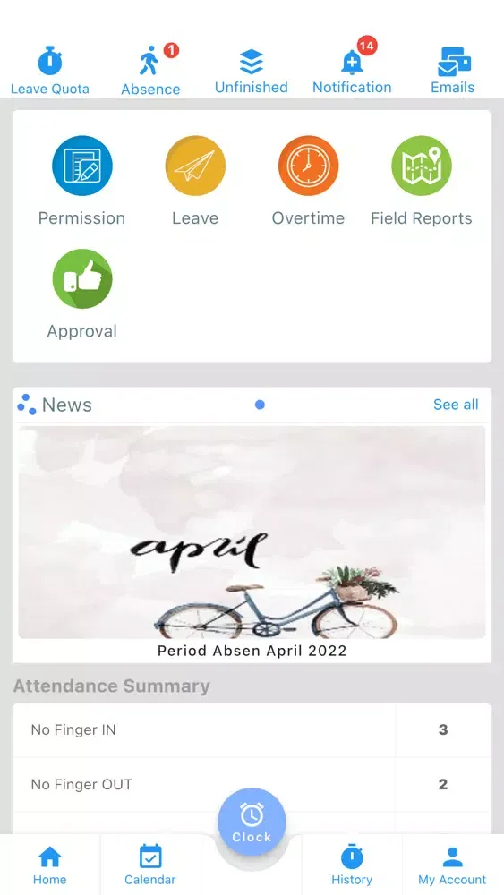 HRIS Thamrin Group Screenshots