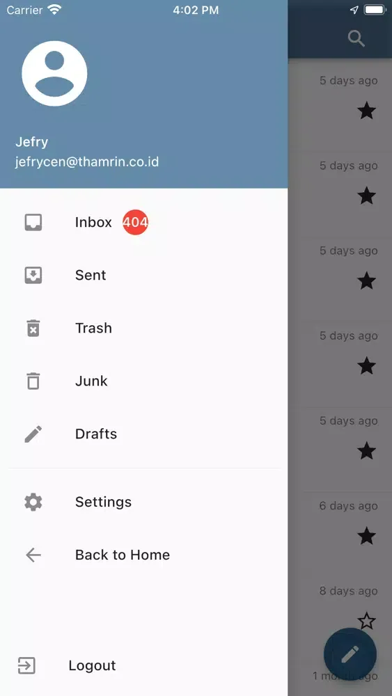 HRIS Thamrin Group Screenshots