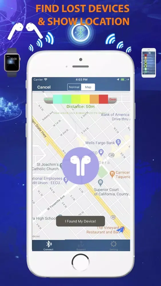 Tangkapan layar Pro Find My Bluetooth Device