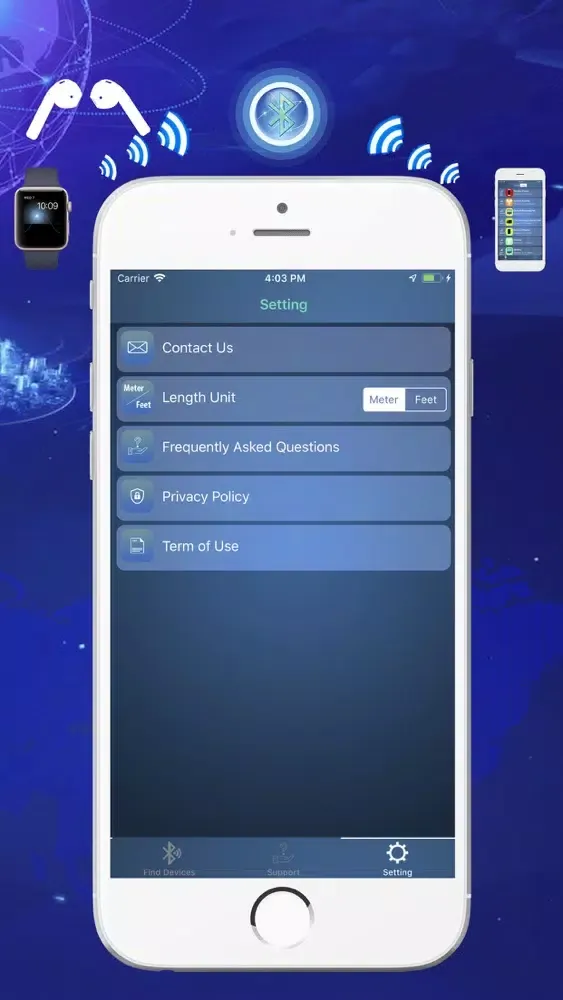 Tangkapan layar Pro Find My Bluetooth Device