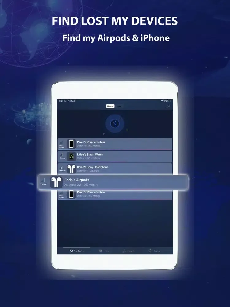 Fast Find My Bluetooth Devices iPad 应用截图