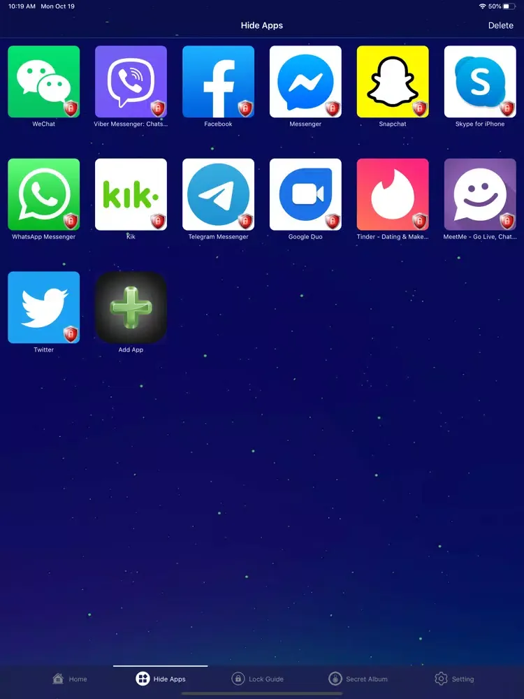 Screenshot di App Lock :Hide App & Lock Apps iPad 