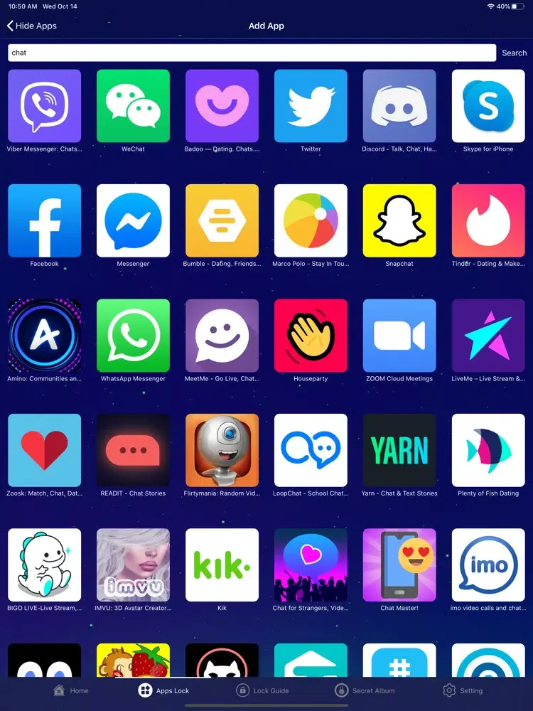 Screenshot di App Lock :Hide App & Lock Apps iPad 