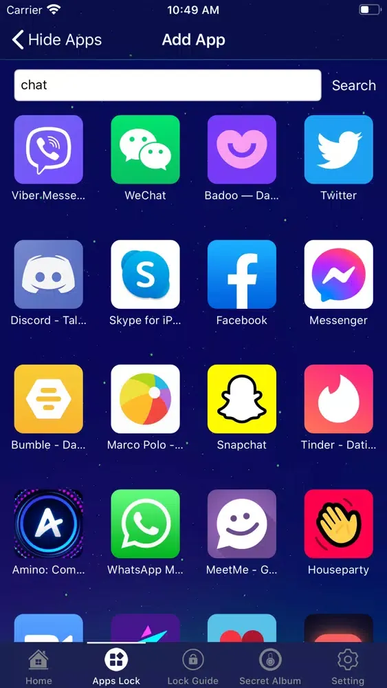 Screenshot di App Lock :Hide App & Lock Apps