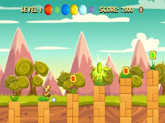 Baby Dinosaur Running Hill iPad 應用截圖