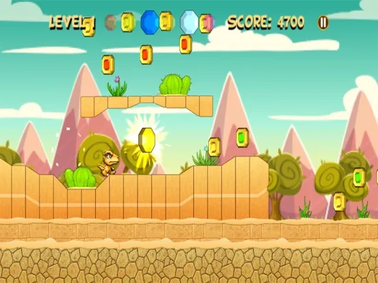 Baby Dinosaur Running Hill iPad 應用截圖