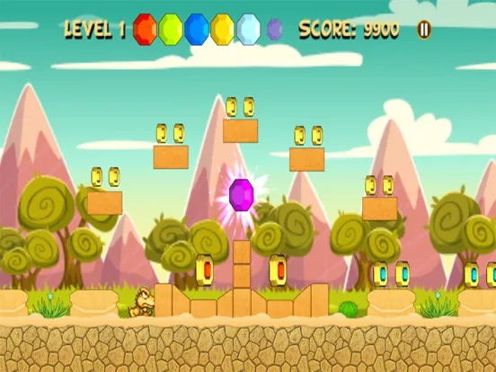 Baby Dinosaur Running Hill iPad 應用截圖