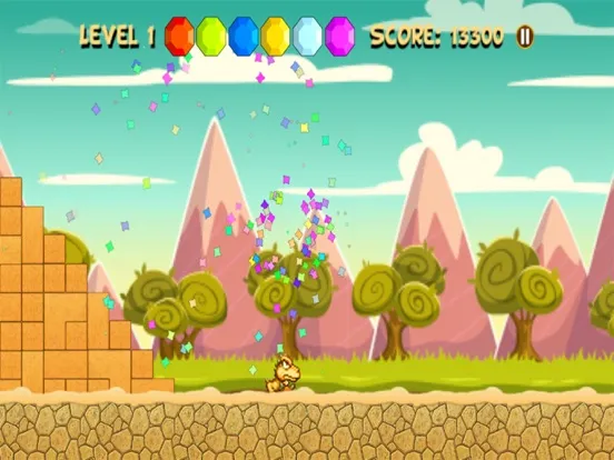 Baby Dinosaur Running Hill iPad 應用截圖