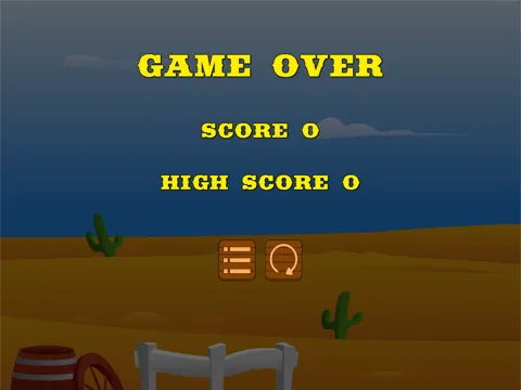 Ảnh chụp màn hình của Gunslinger Cowboy Shooting : 2d Funny Hd Free Game iPad 