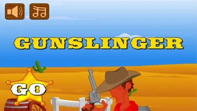 Ảnh chụp màn hình của Gunslinger Cowboy Shooting : 2d Funny Hd Free Game