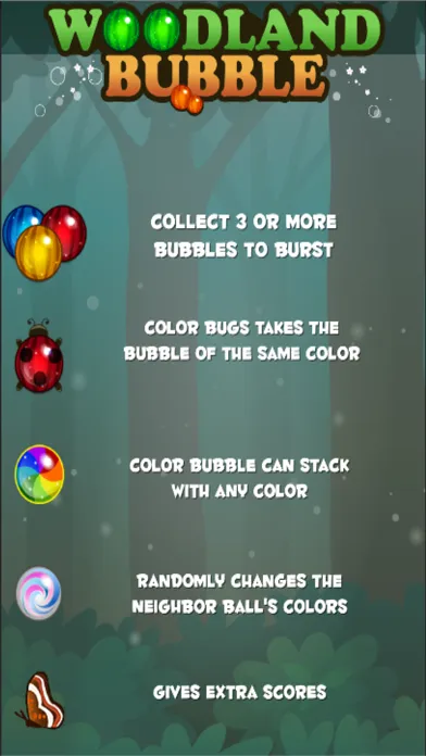 تصاویر Woodland Bubble Shooter Bug Match Pop Saga