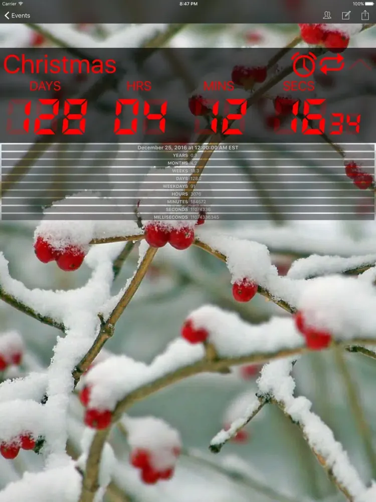 تصاویر Final Countdown Timer iPad 