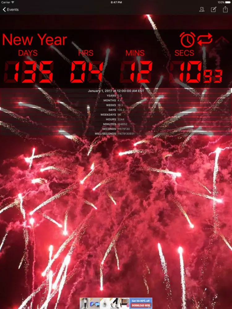 تصاویر Final Countdown Timer iPad 