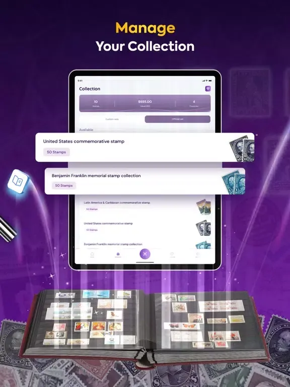 Stamp Identifier Value Manager iPad  Ekran Görüntüleri