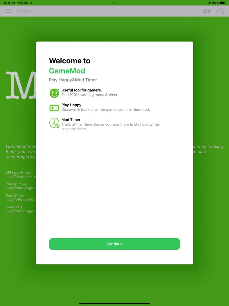 GameMod - Play Happy&Mod Timer iPad  스크린샷