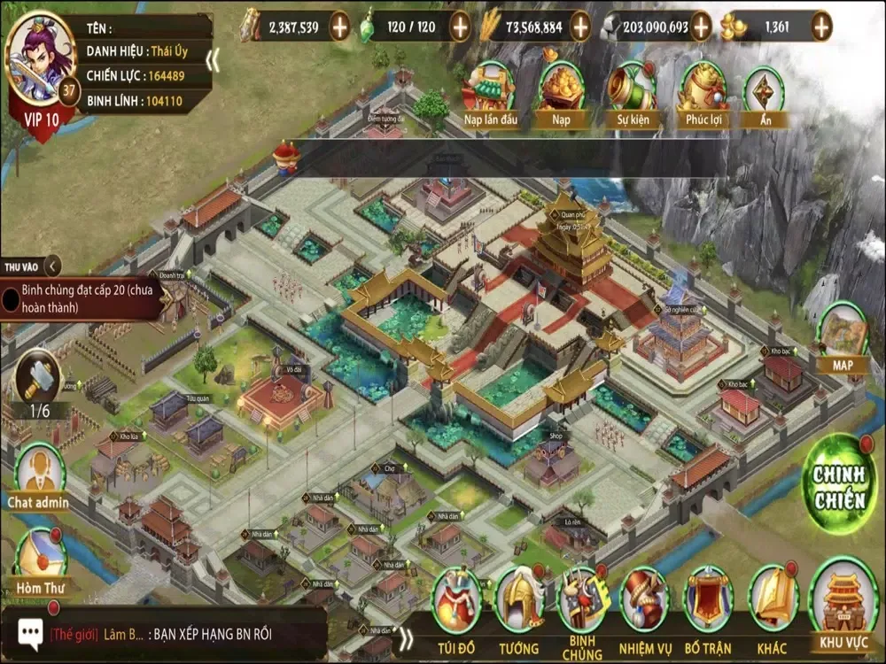 Thành Chiến - Game Chiến Thuật iPad 应用截图