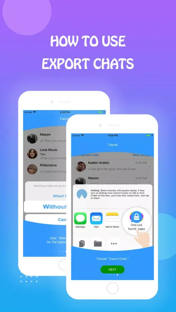 صور Chat Lock - Text Messages