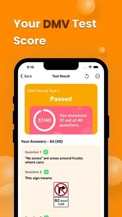 DMV Practice Test : QUIZ スクリーンショット