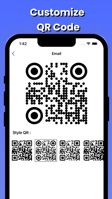 Tangkapan skrin iQR : QR Code Reader