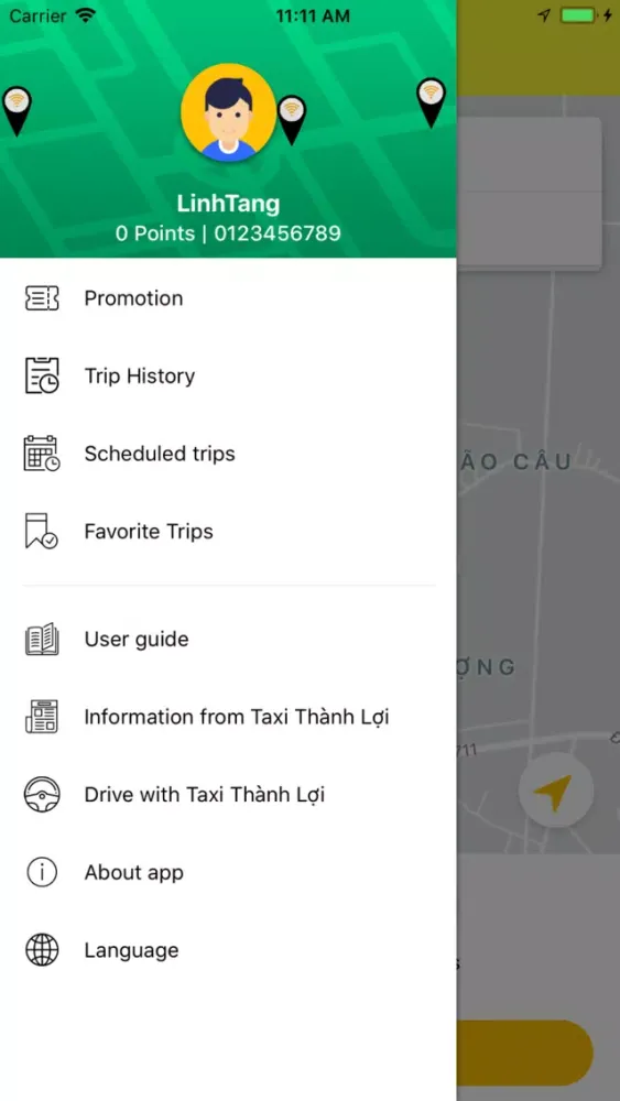 Taxi Thành Lợi سکرین شاٹس