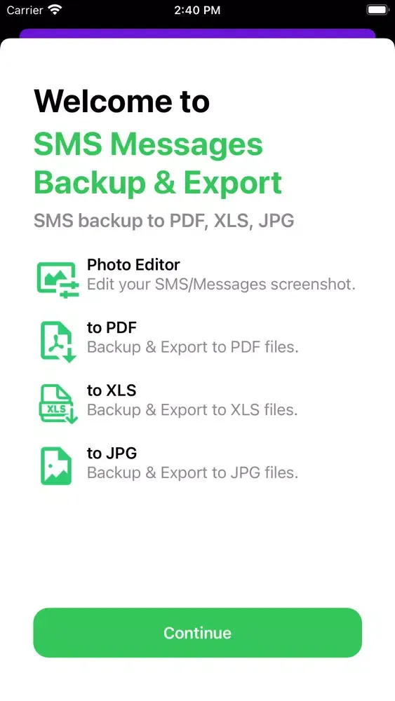 SMS Messages Backup & Export應用截圖
