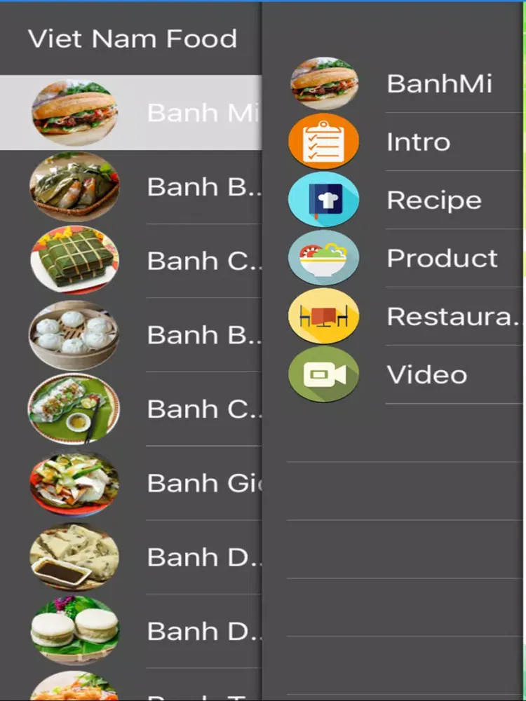 VietnamFood: Banh Recipe iPad  Screenshots