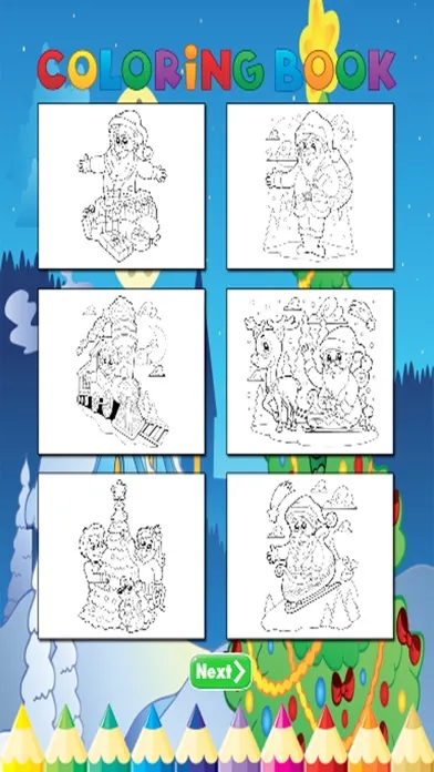 Christmas Coloring Book - for Kids Screenshots