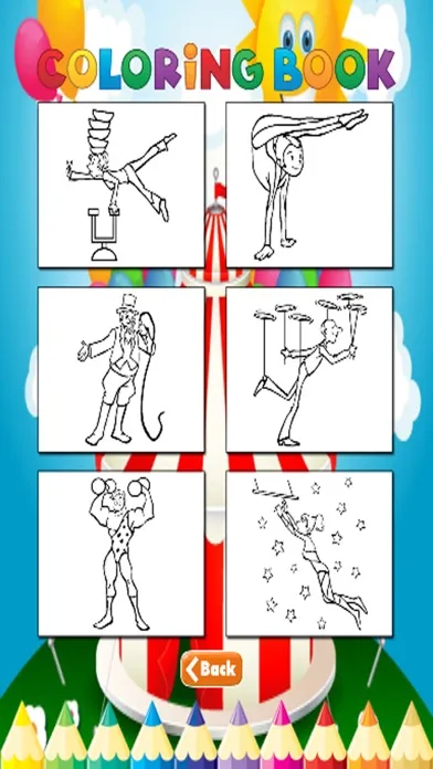Circus Coloring Book - Activities for Kid Screenshots