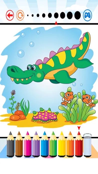 Zrzuty ekranu Dinosaur Coloring Book - For Kids