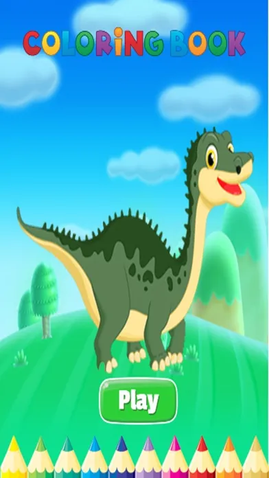 Ảnh chụp màn hình của Dinosaur Art Coloring Book - Activities for Kids
