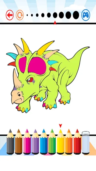 Ảnh chụp màn hình của Dinosaur Art Coloring Book - Activities for Kids