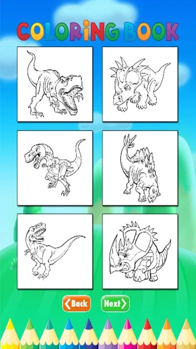 Ảnh chụp màn hình của Dinosaur Art Coloring Book - Activities for Kids